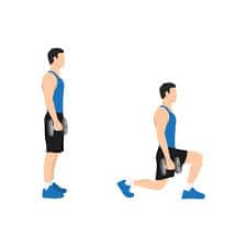 Dumbbell Lunges: How To, Muscles Worked & Common Mistakes 1 Dumbbell Lunges