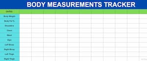 Fitness Templates 4 Body Tracker